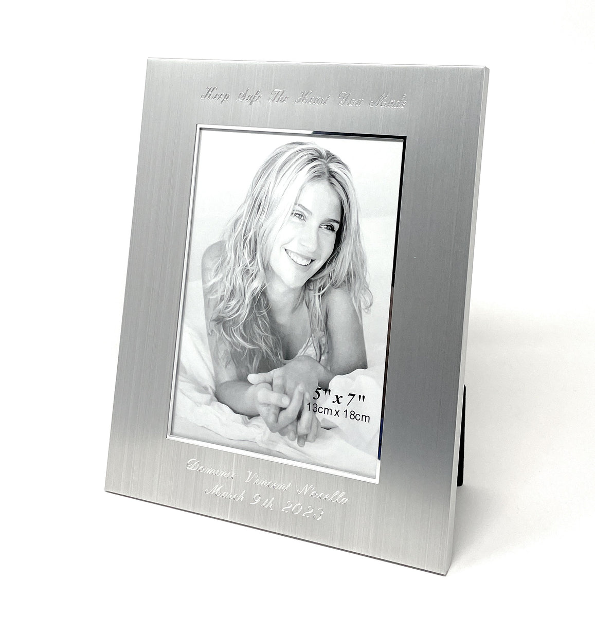 Engravable Black 4x6 Frame