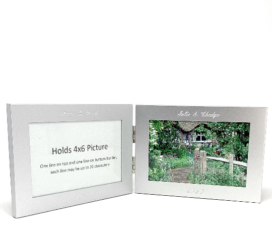 Personalized Twins Picture Frames - 4x6